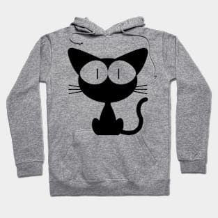 cute black cat Hoodie